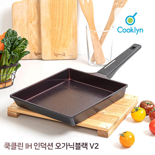 [쿡클린] IH 인덕션 오가닉블랙 v2 계란말이팬 24cm